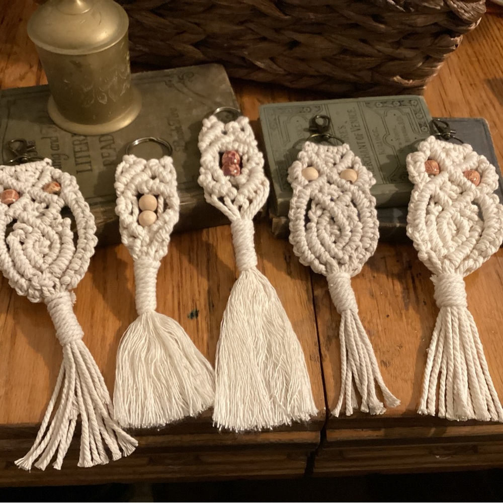 Macrame keychains